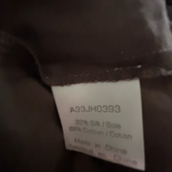 Beautiful Y2K Chocolate Brown | Sheer Button Down | Lapel Collar | Size EU 40 - Picture 7 of 11